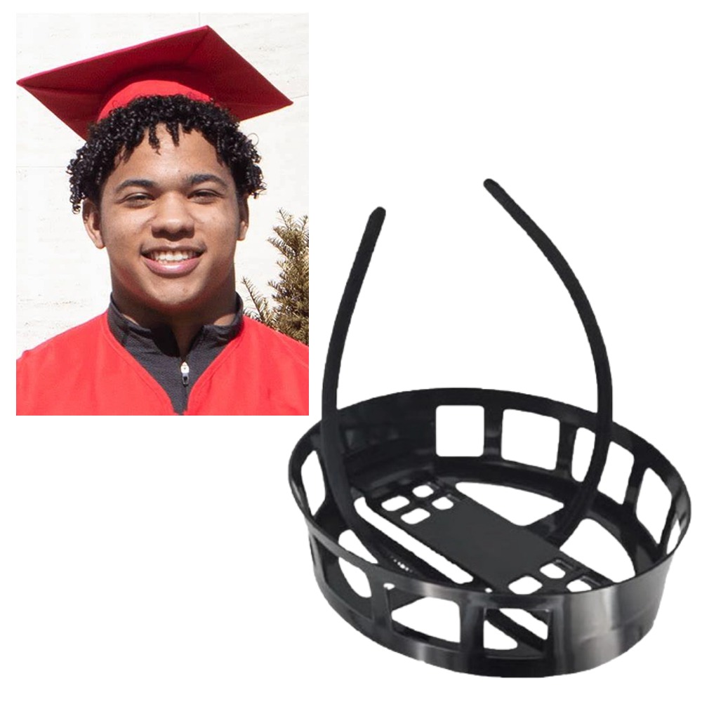 Secure Your Grad Cap And Your Hairstyle Adjustable Graduation Cap