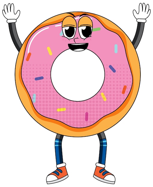 Cartoon Donut Shop With Storekeeper At The Window Vector Image Clip