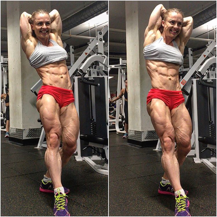 Alena Beate Clip Women Bodybuilder Has Some Crazy Huge Muscle