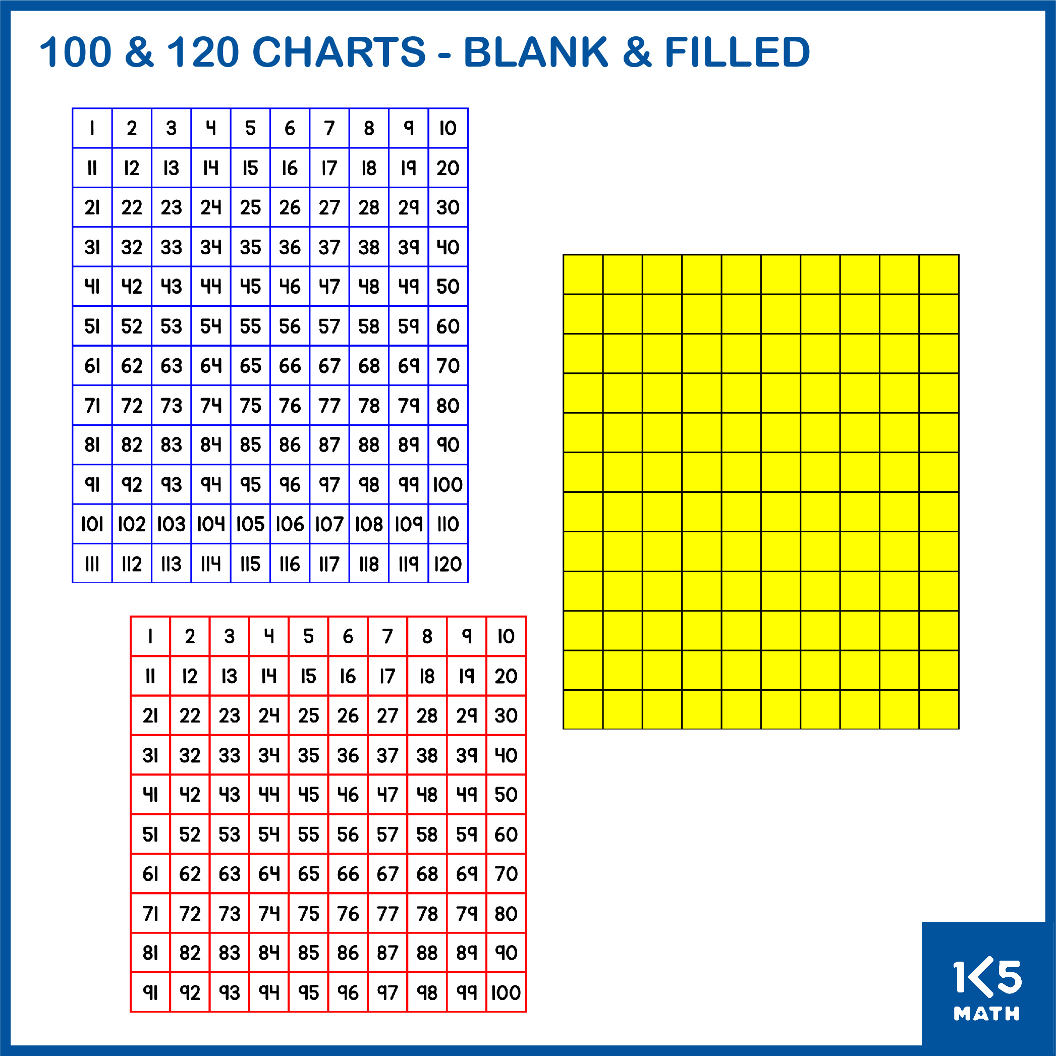 Hundred Charts Clip Art Clip Art Library