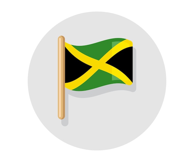 Premium Vector Waving Vector Jamaica Flag Clip Art Library