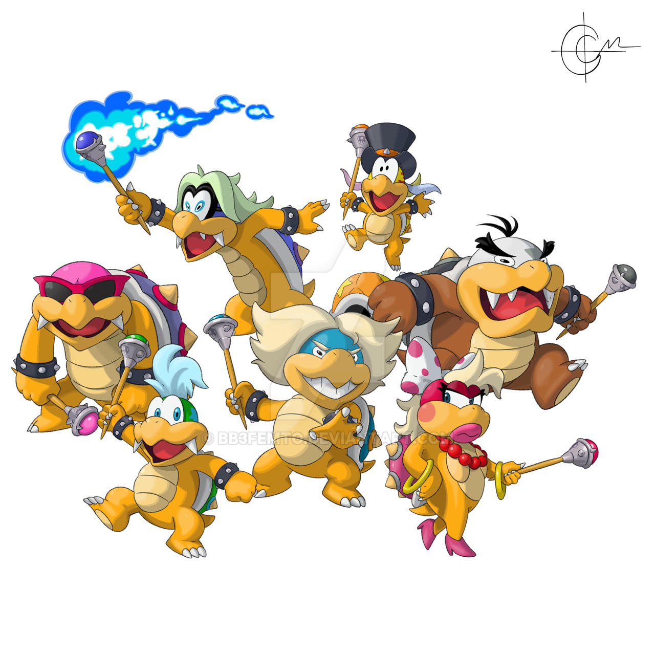 The Koopalings By Bb Femto On Deviantart Clip Art Library