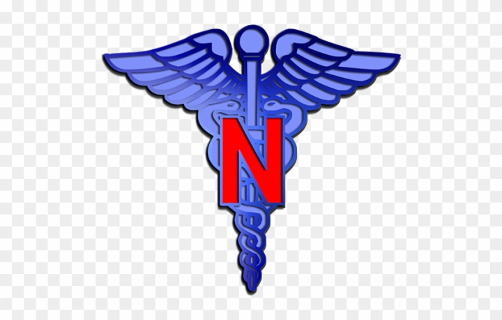 Free Nurse Medical Blue Caduceus Symbol Clip Art Nursing Symbol