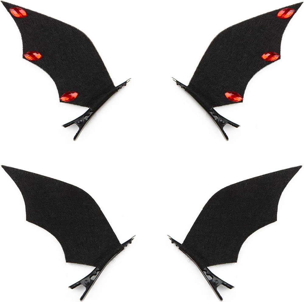 Amazon Bat Hair Clips Cartoon Halloween Bat Ears Hair Clips