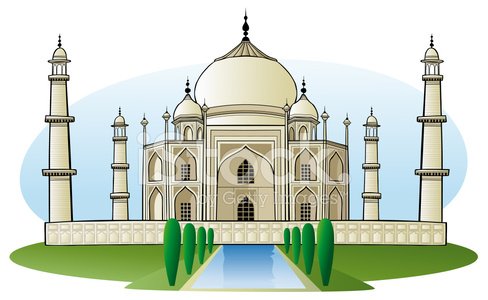 Taj Mahal Clipart In Minimalist Art Style Vector K Clip Art Library