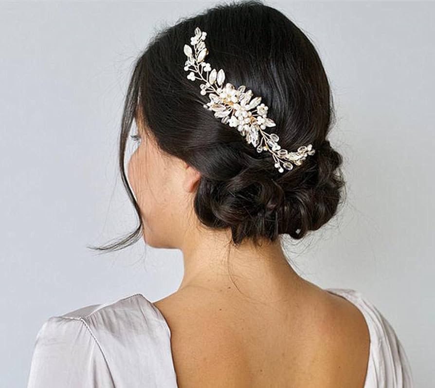 Cathercing Wedding Hair Clip For Women Bridal Hair Clips For Wedding