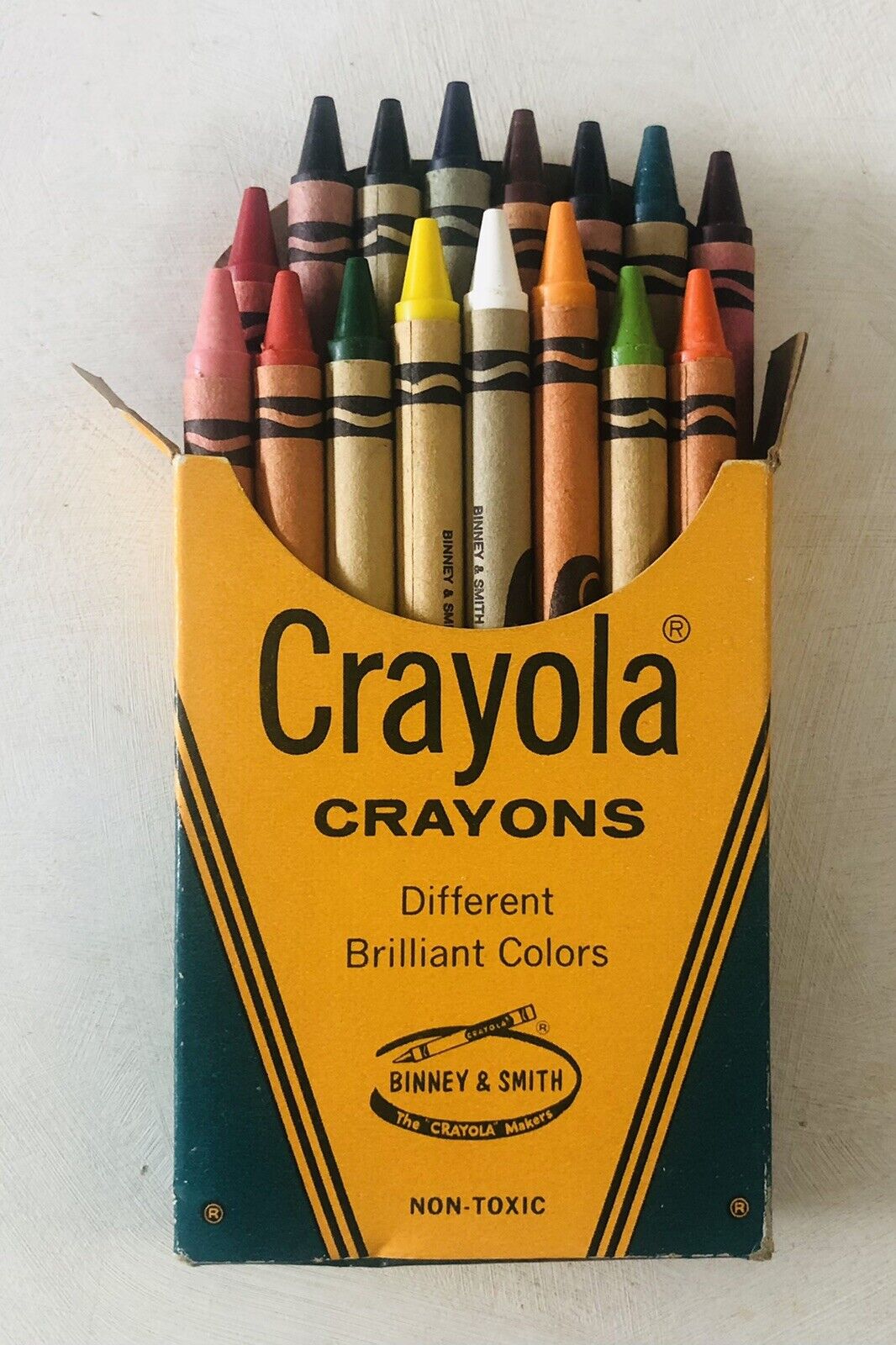 Vintage Crayola Bleistifte Box mit 16 neuen unbenutzten brillanten ...