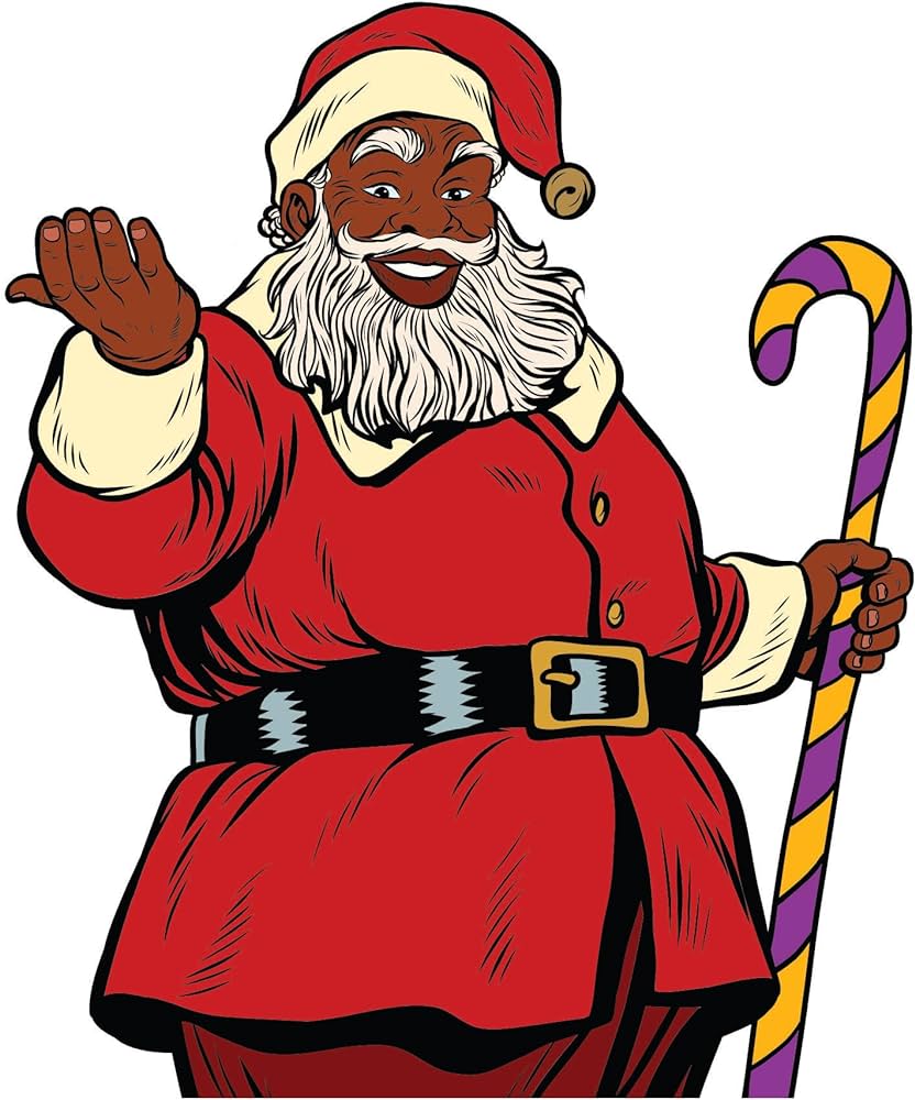 Free Clip A Black Santa Claus, Download Free Clip A Black Santa Claus 