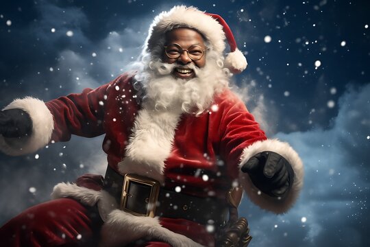 Free clip a black santa claus, Download Free clip a black santa claus ...