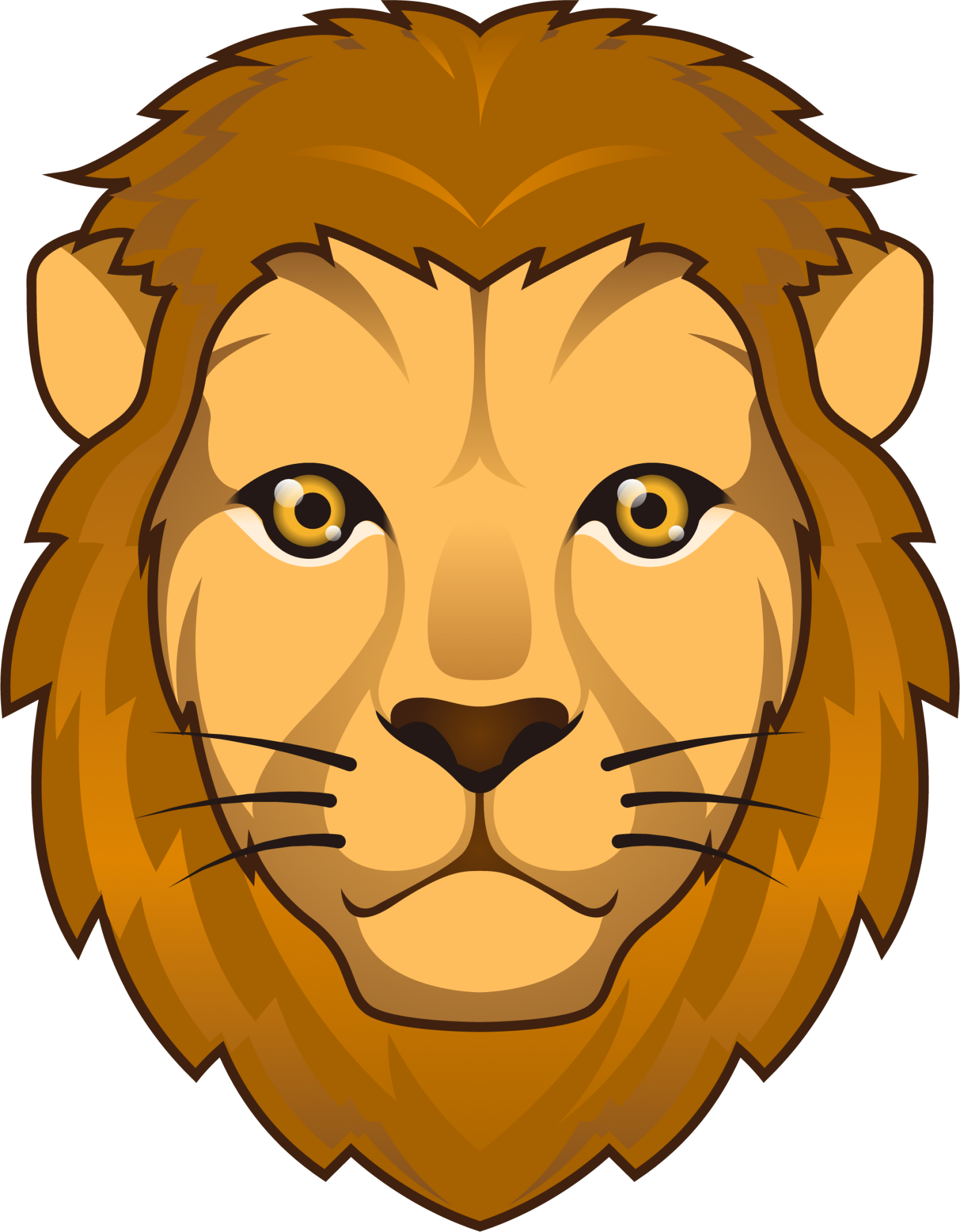 Free clip a lion face, Download Free clip a lion face png images, Free ...