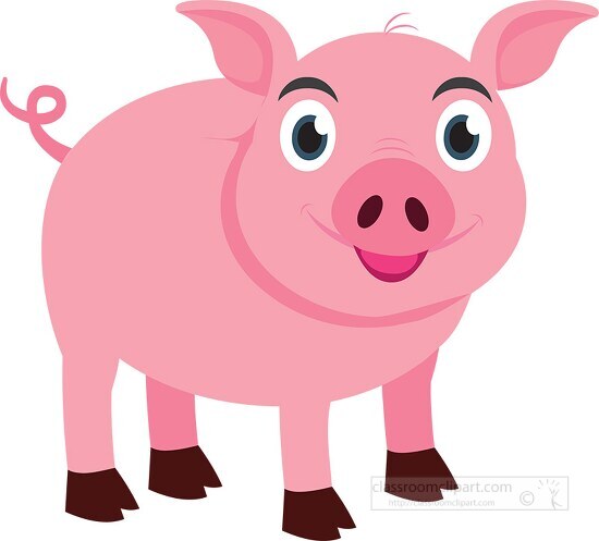 Free clip a pink pig, Download Free clip a pink pig png images, Free ...