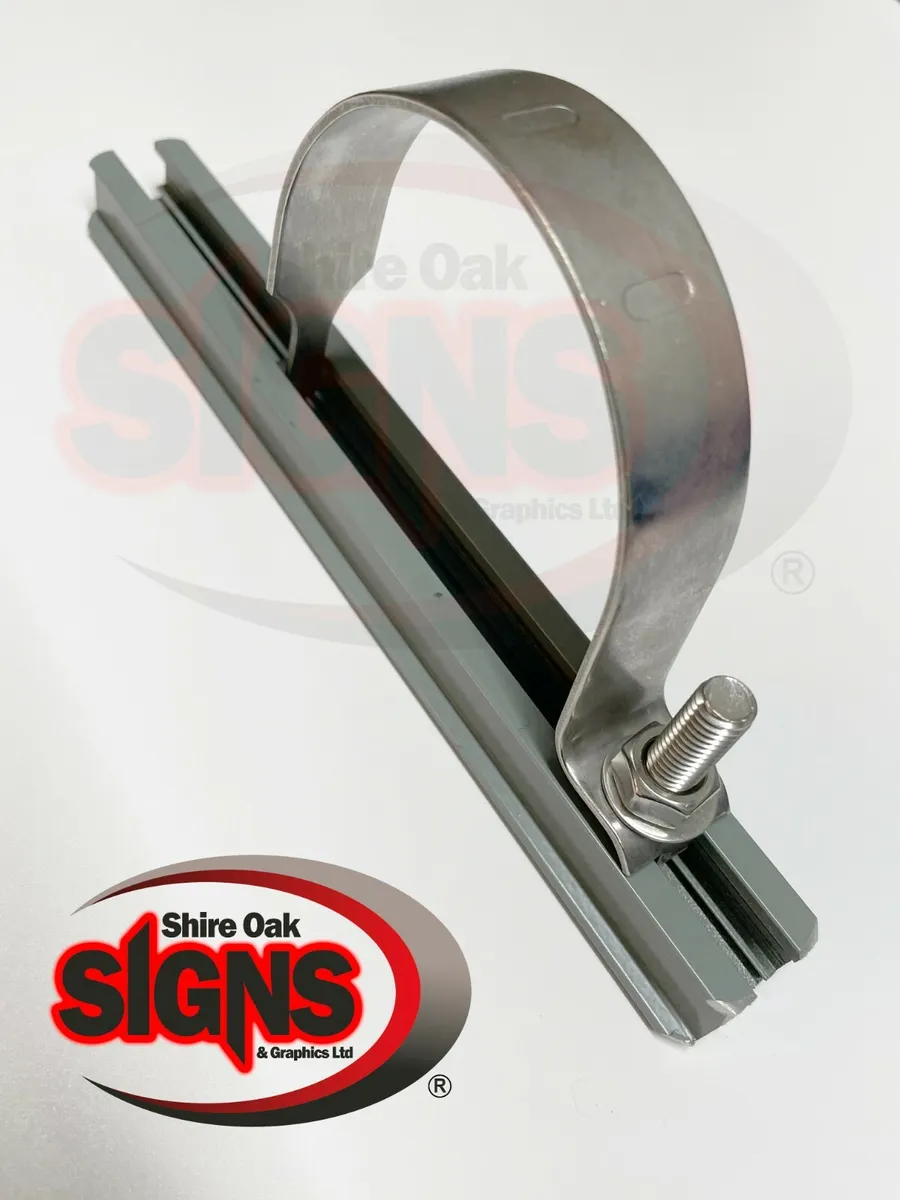 Complete Sign Post Fixing Kit. Multiple sign widths & clip sizes ...