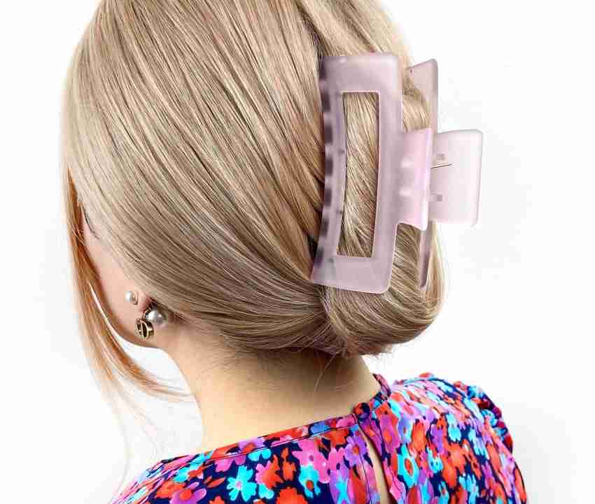 Softwrap Transparent Hair Claw Clips In Pastel Colors, Aesthetic ...