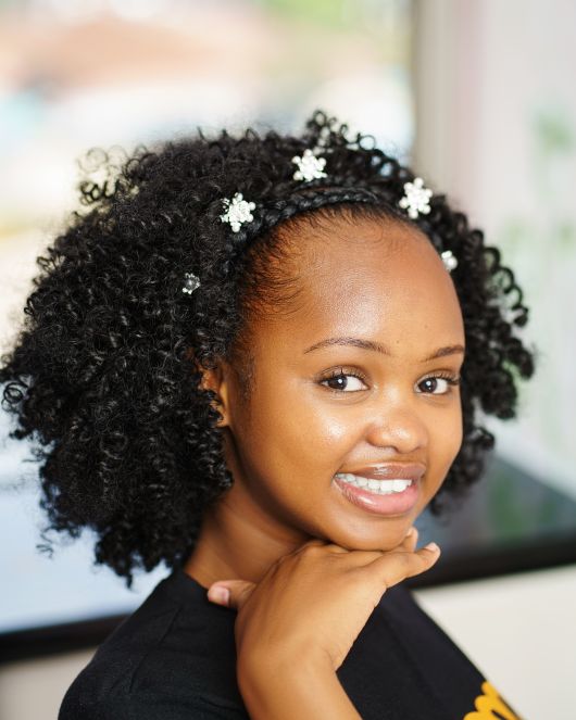 Afro Curly Clip Ins - Natural Hair Kenya - Clip Art Library