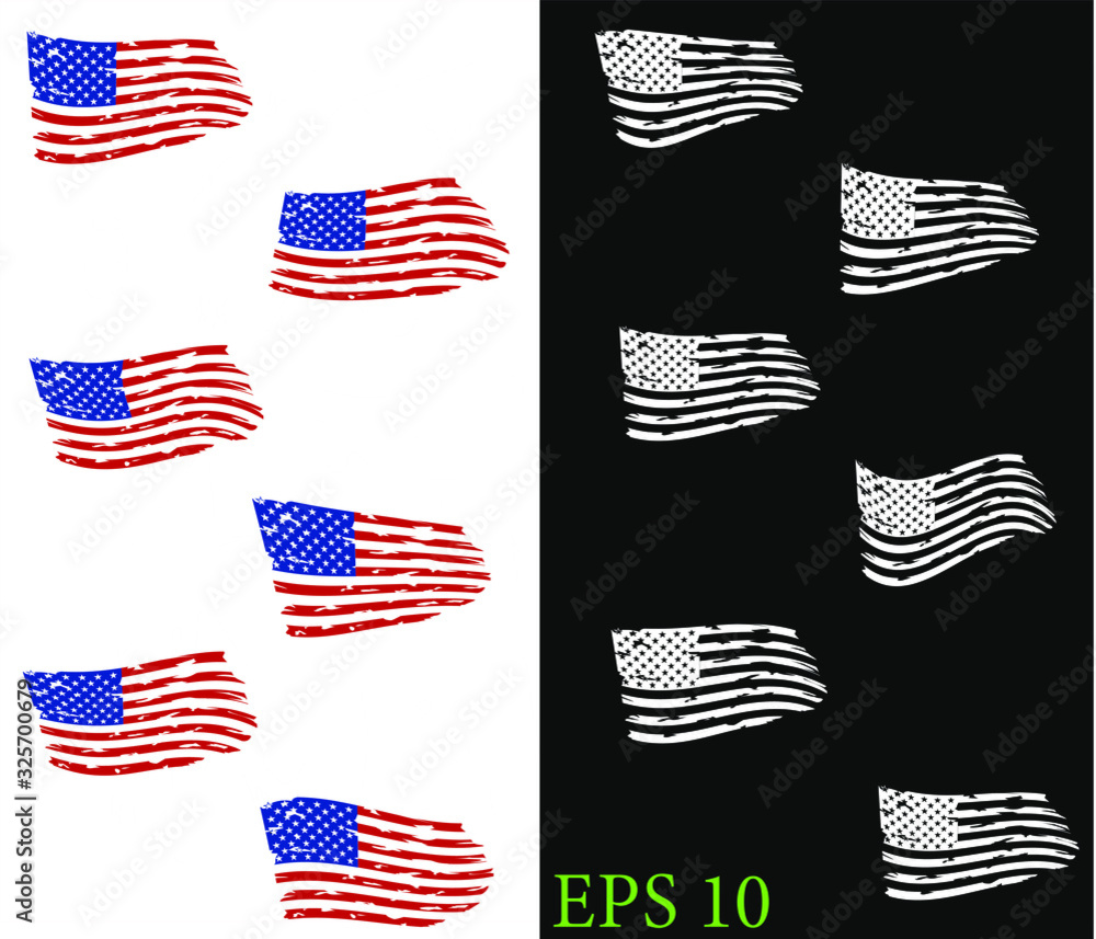 American Flag SVG, USA Flag Clipart, 4th of July Svg, Patriotic ...