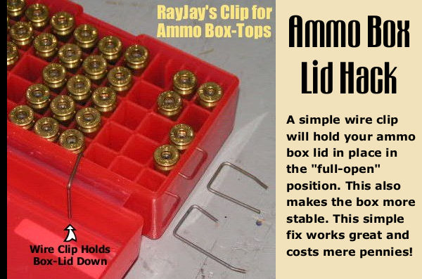 Clip Trick — Hold Open your Ammo Boxes with Wire Clip « Daily Bulletin ...