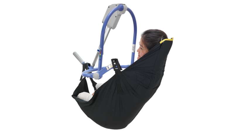 Amputee clip in situ sling for patient hoists | Arjo - Clip Art Library