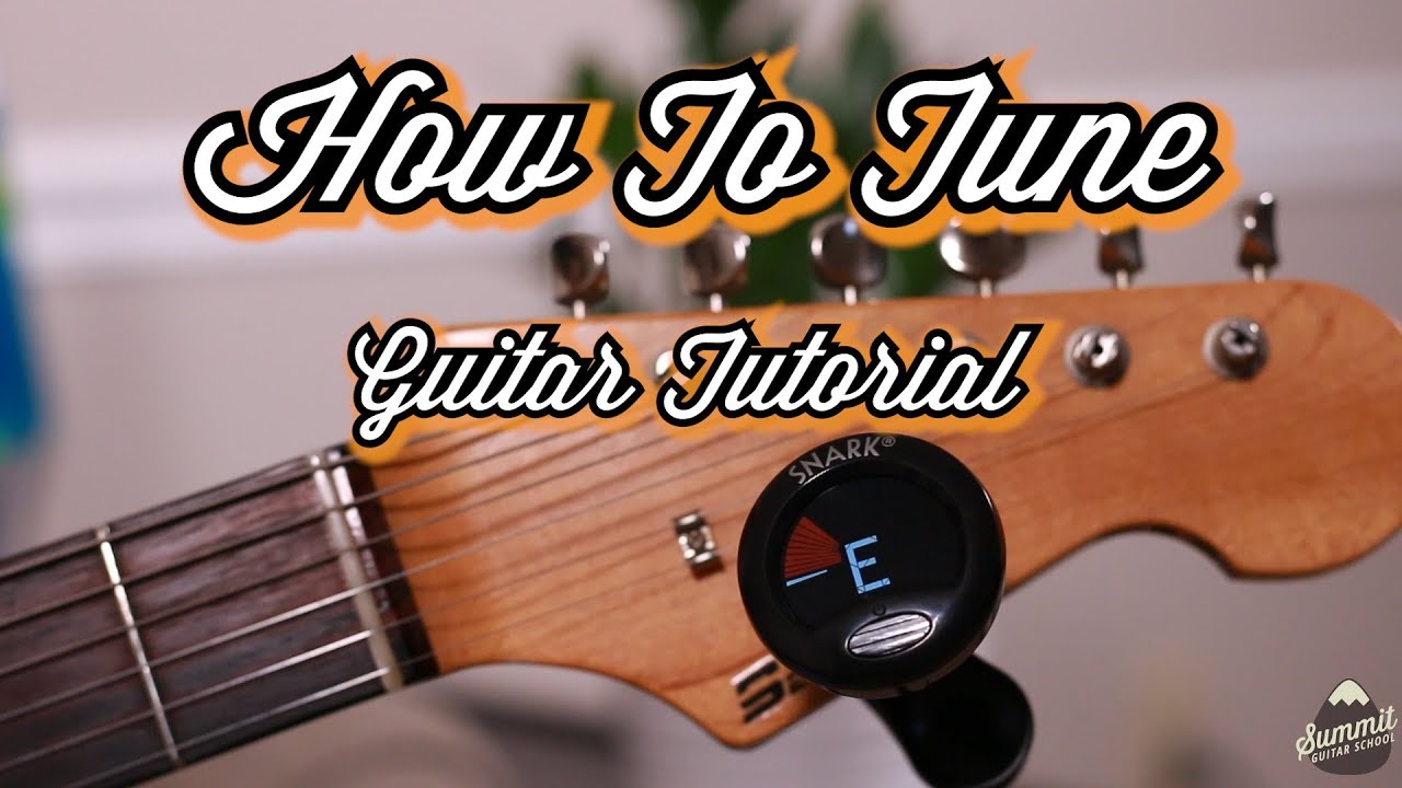 How to Tune Your Guitar With a Clip On Tuner - How to Tune Your Guitar ...