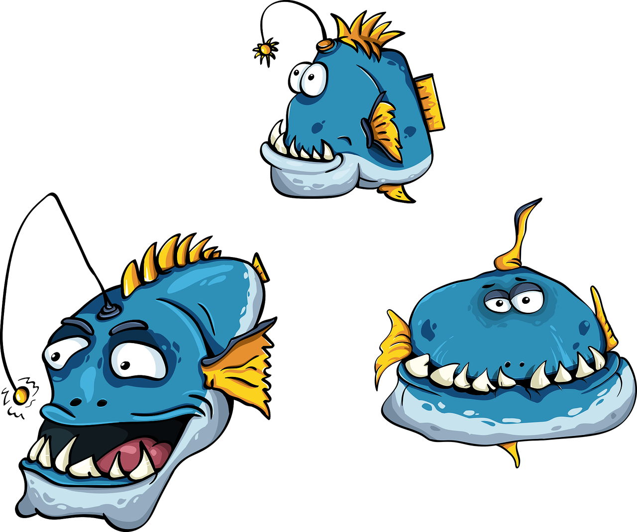 Ode to the Anglerfish — Champ of Weird. - Clara Bush - Clip Art Library