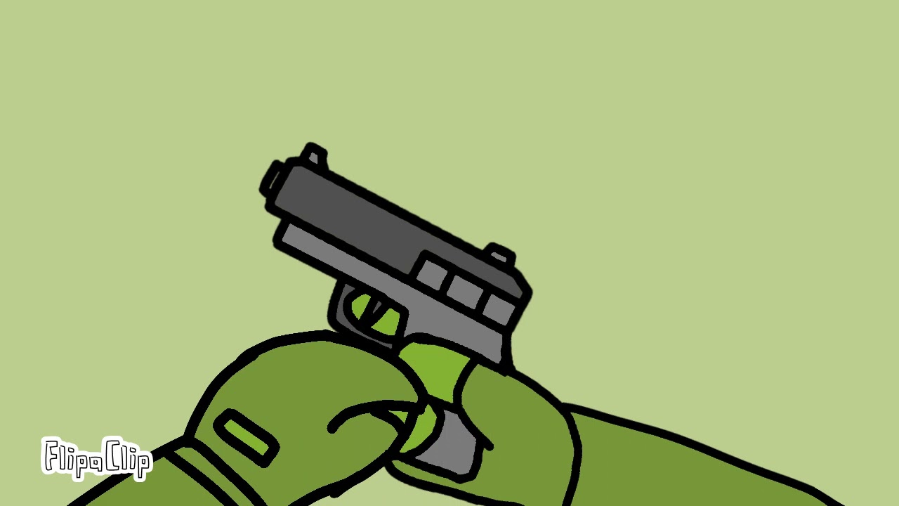 Flipaclip Gun Animation (First person shooter) - Clip Art Library