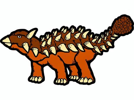 Free Vectors | Ankylosaurus Dinosaur Green Yellow - Clip Art Library