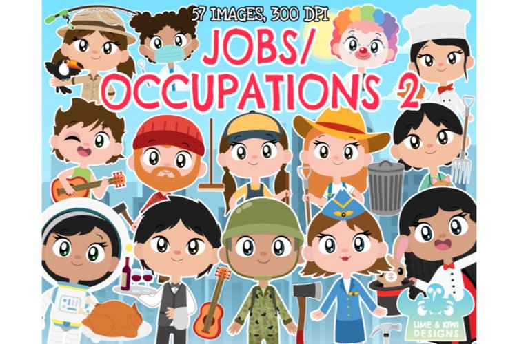 Jobs/Occupations 2 Clipart - Lime and Kiwi Designs - Clip Art Library