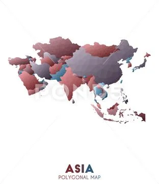 Political map of Asia map clip art pack - complete and layered | TPT ...