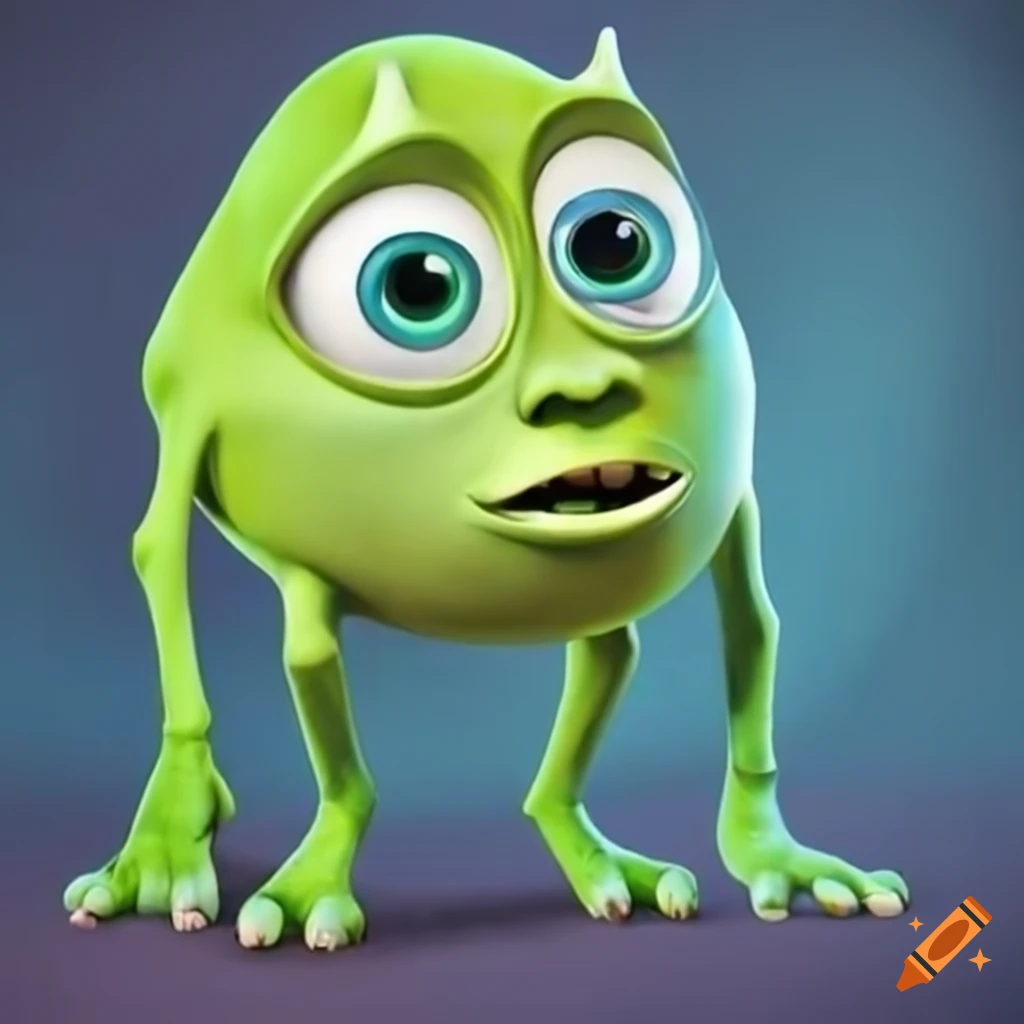 Download free “baby Mike Wazowski Scaring Up Fun” Wallpaper ... - Clip ...