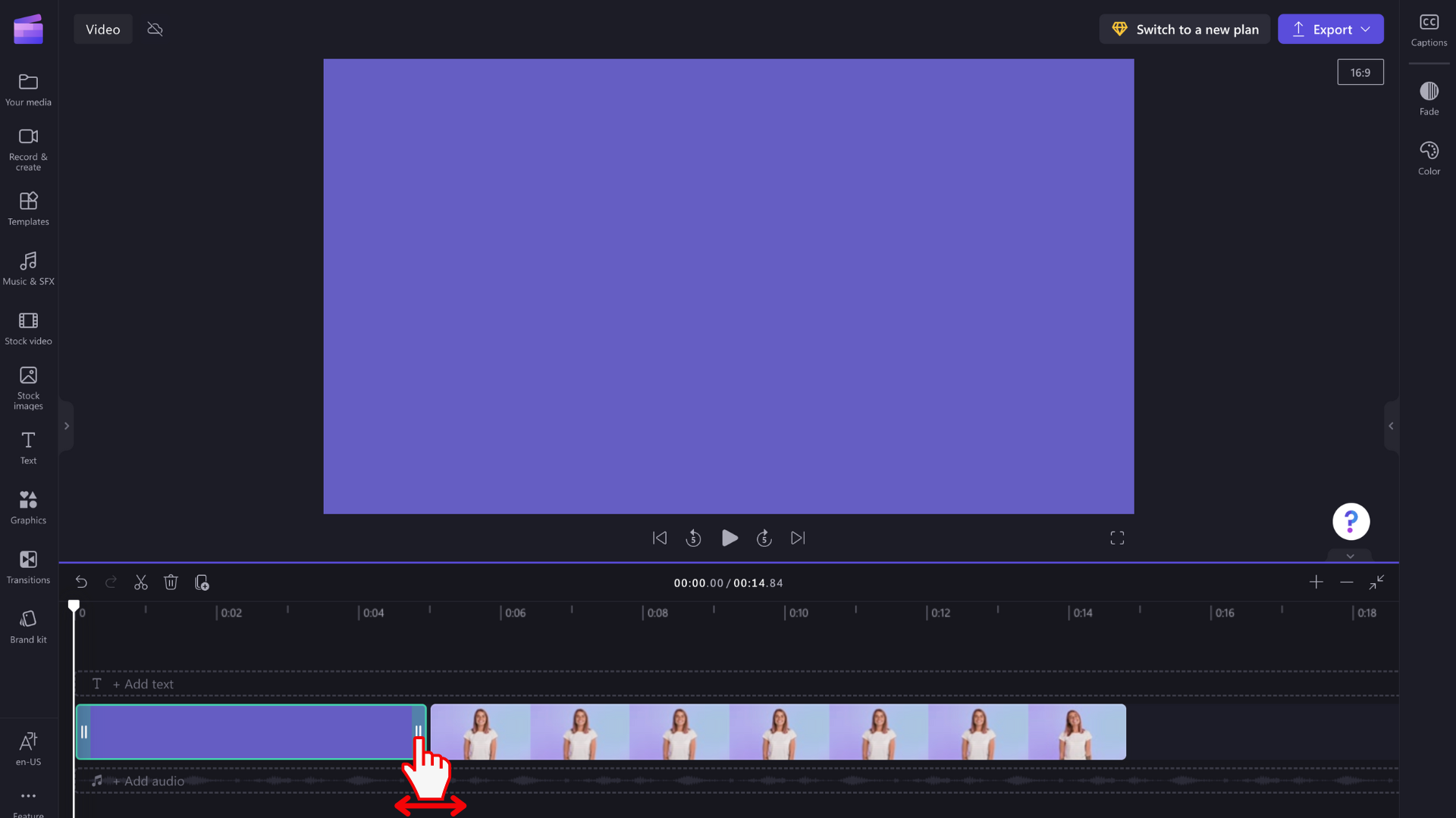 How to add a color background to a video in Clipchamp - Microsoft ...