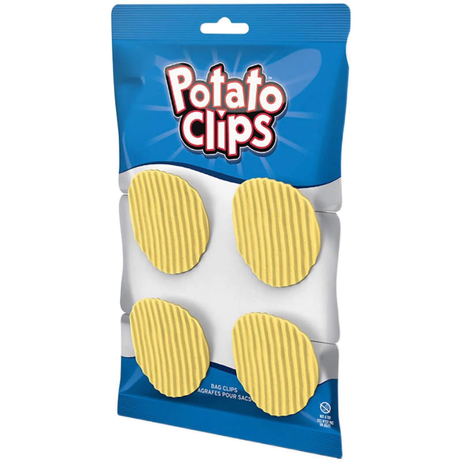 5 Funny Chip Clips, Kitchen Food Storage, Potato Chip Bag Sealing Clips ...