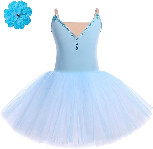 FYMNSI Girls Ballet Tutu Kids Ballet Dress Swan Dance Dress Dance ...