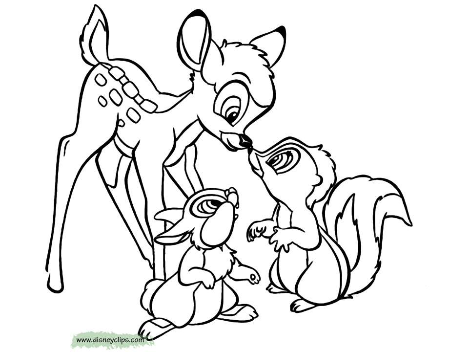 60 Free Printable Bambi Coloring Pages | Disneyclips.com - Clip Art Library