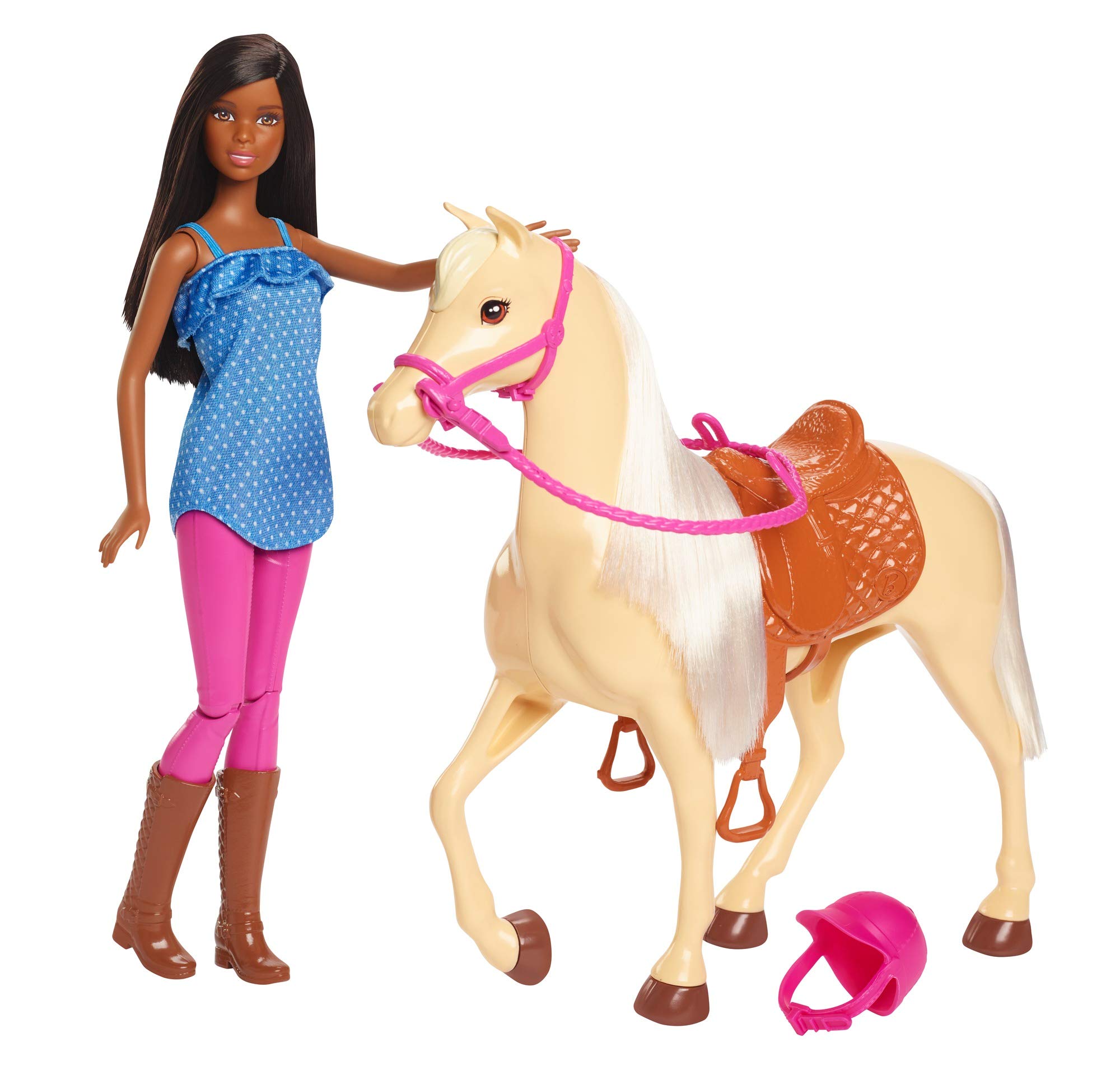 barbie-doll-brunette-and-horse-gift-for-3-to-7-year-olds-clip-art