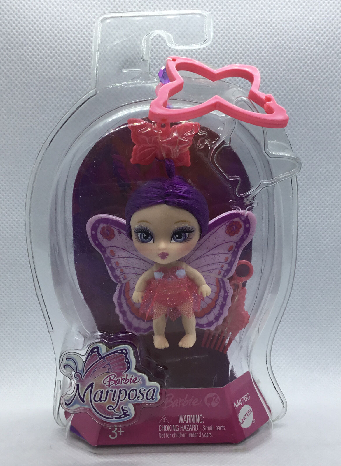 Barbie Mattel Schmetterling Clip & Go Puppe Neu Mini Puppe M4760 rosa ...