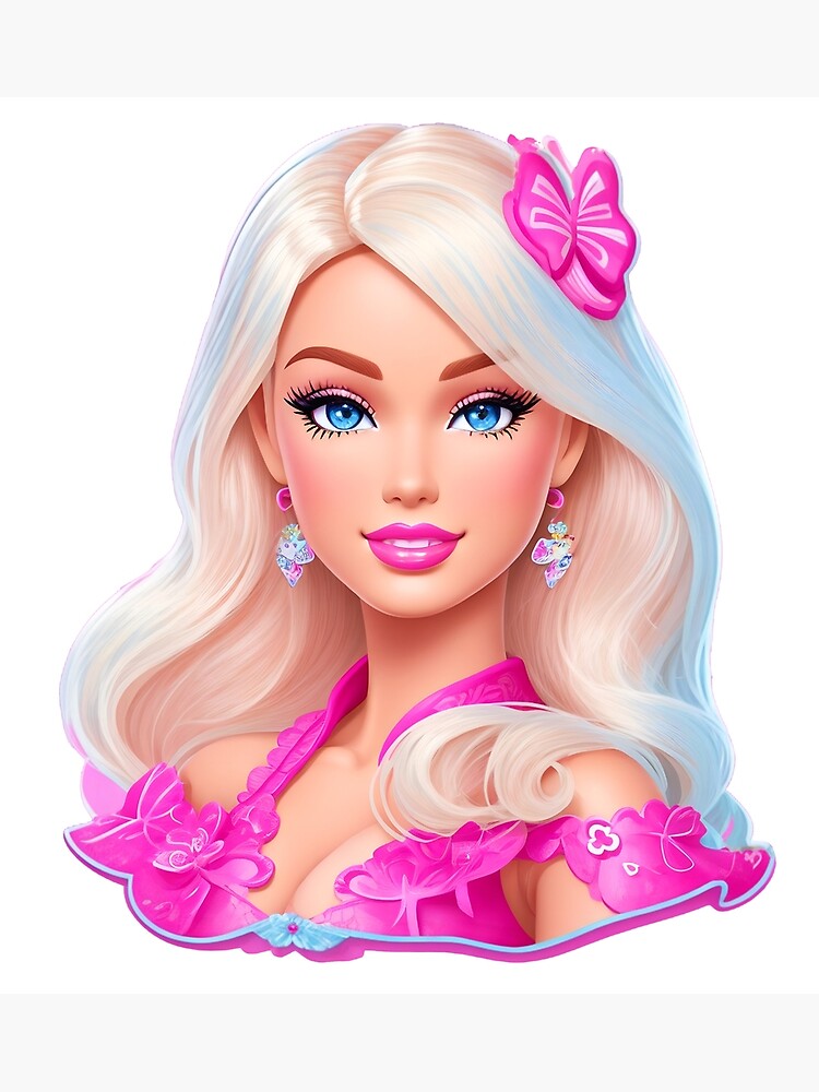 Barbie Inspired Fashion Wall Art Print - Clip Art Library