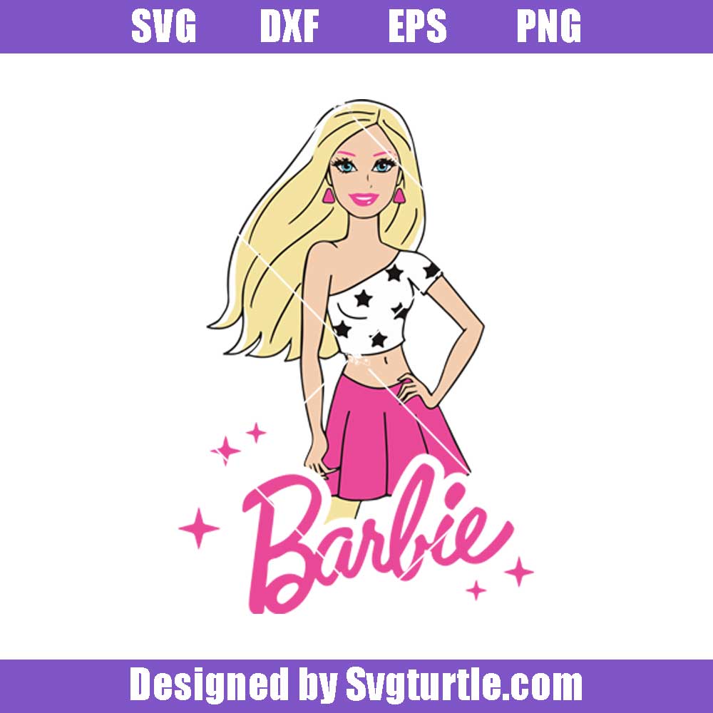 Barbie Cute Svg, Barbie Svg, Disney Svg, Cartoon Svg - Clip Art Library