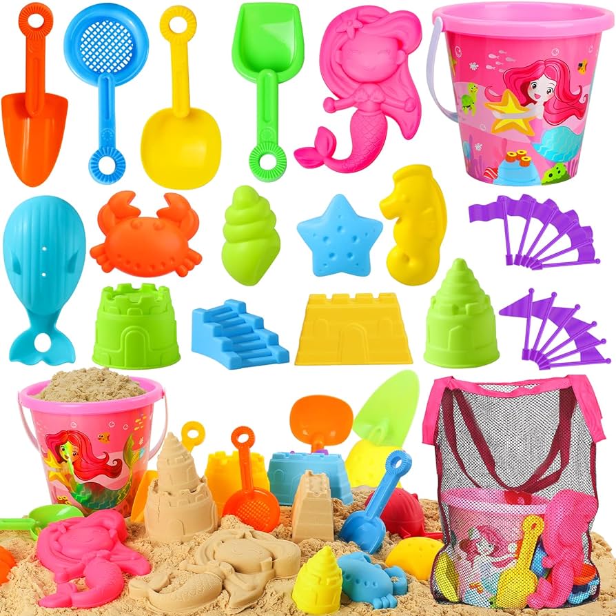 Amazon.com: TOY Life Beach Sand Toys for Kids Beach Toys for Kids ...