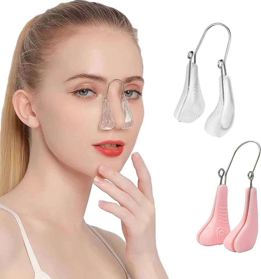 Pack of 2 Nose Shaper, Nose Clip, Safety Silicone Nose Clip, Beauty ...