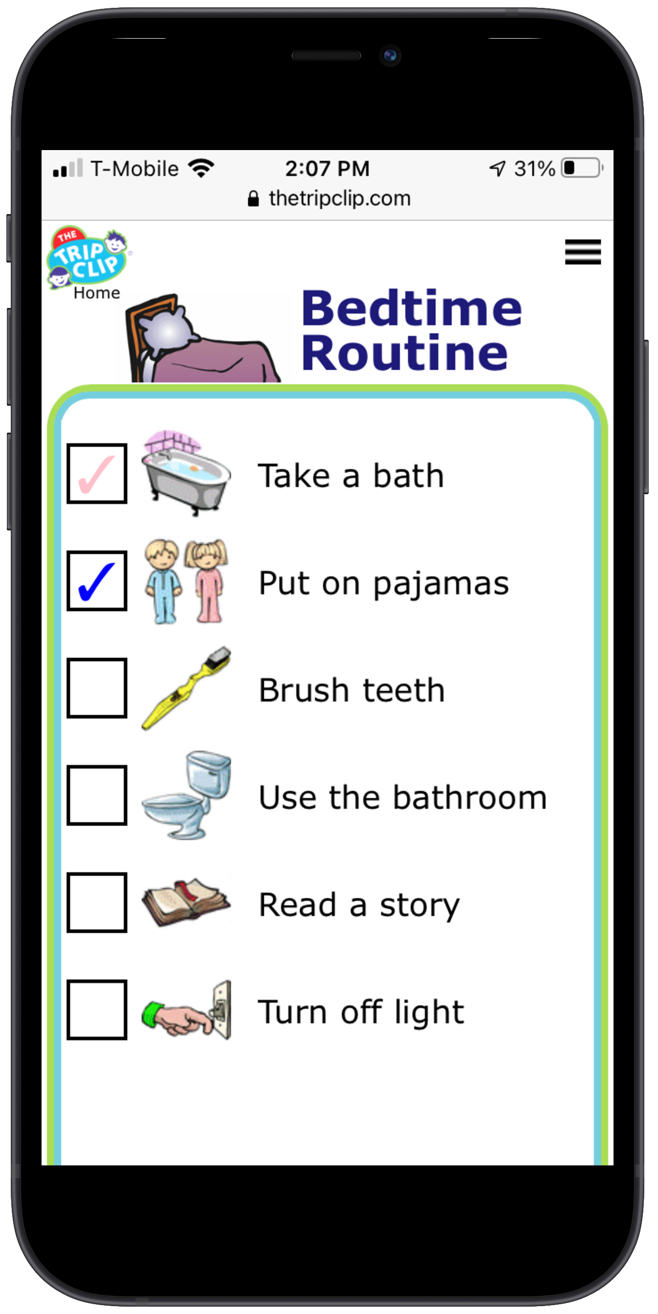 Free clip bedtime routine, Download Free clip bedtime routine png ...