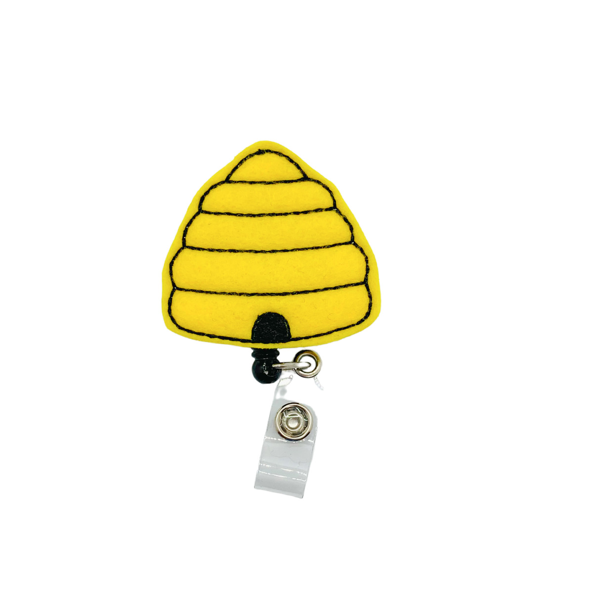 Beehive Badge Reel Bumble Bee ID Holder Insect Name Tag Clip ... - Clip ...