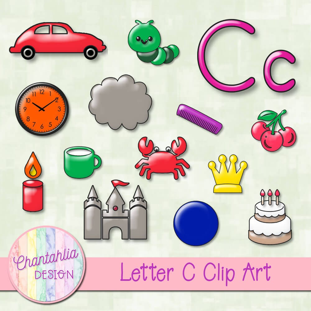 Beginning Sounds Letter C Clip Art - Chantahlia Design - Clip Art Library