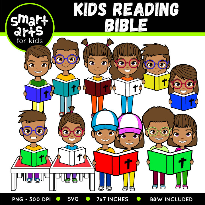 Kids Reading Bible Clip Art - Educational Clip Arts and Bible Stories ...