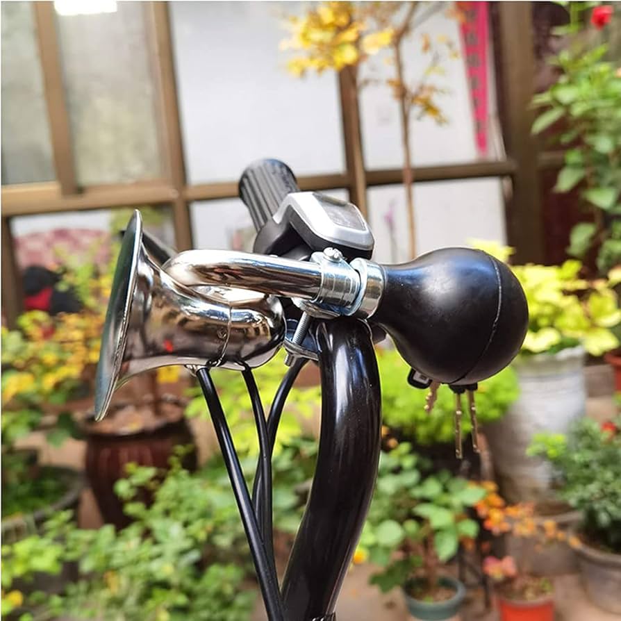 Lsydgn Bicycle Horn Retro Metal Air Horn Classic Ball Horn Loud ...