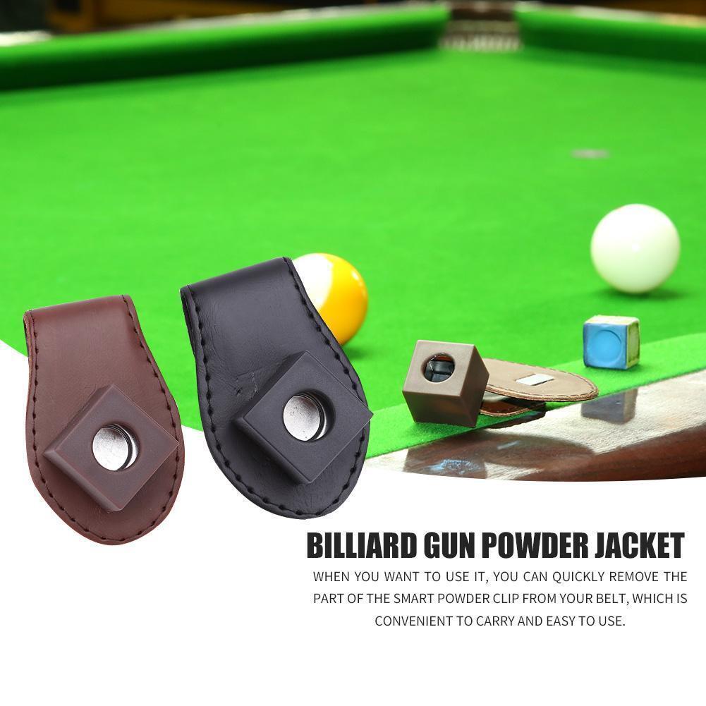 Mini Portable Magnetic Billiards Chalk Box Cue Chalk Box Stand ...