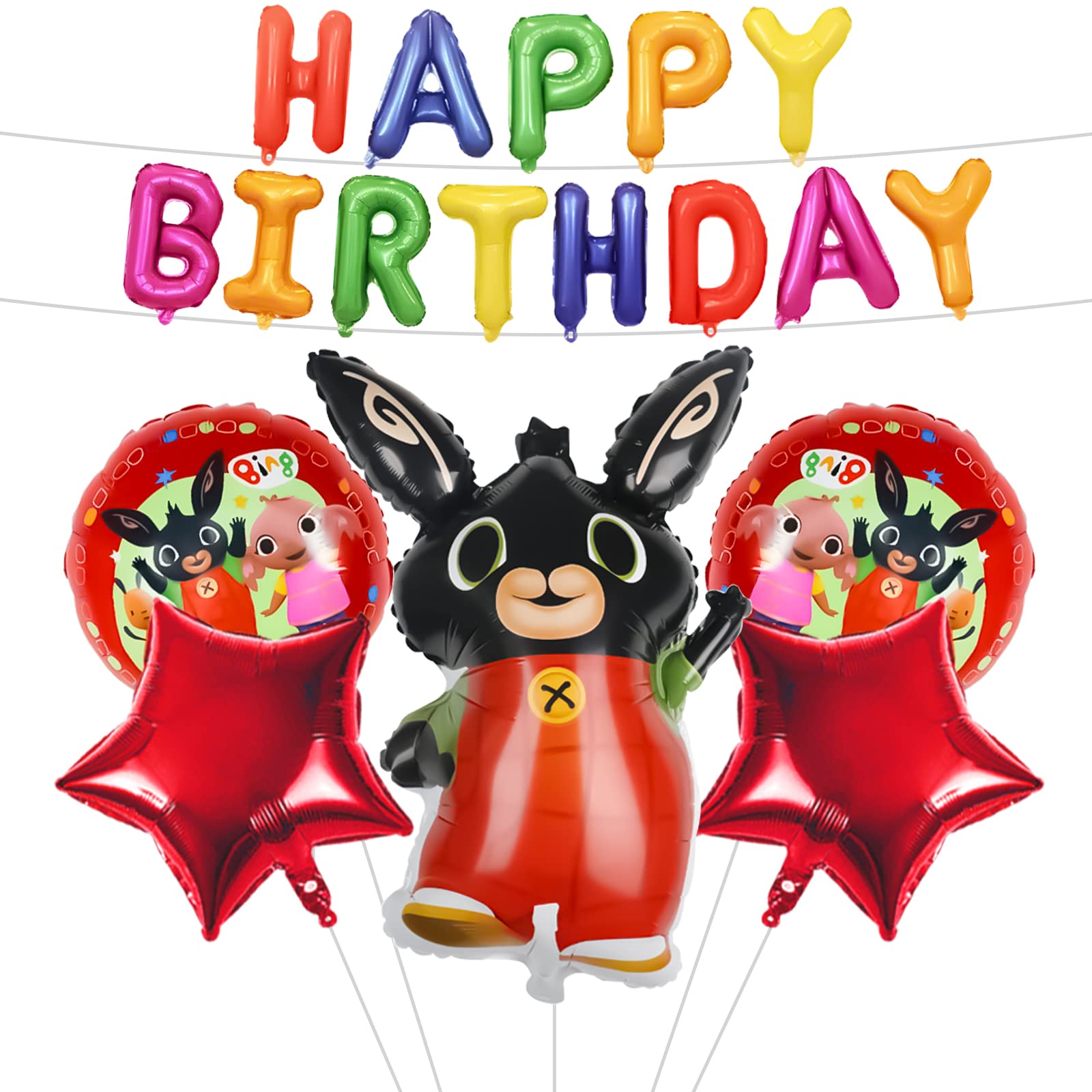 Bing Bunny Balloons Birthday Decoration Set, Bing Bunny Foil ... - Clip ...