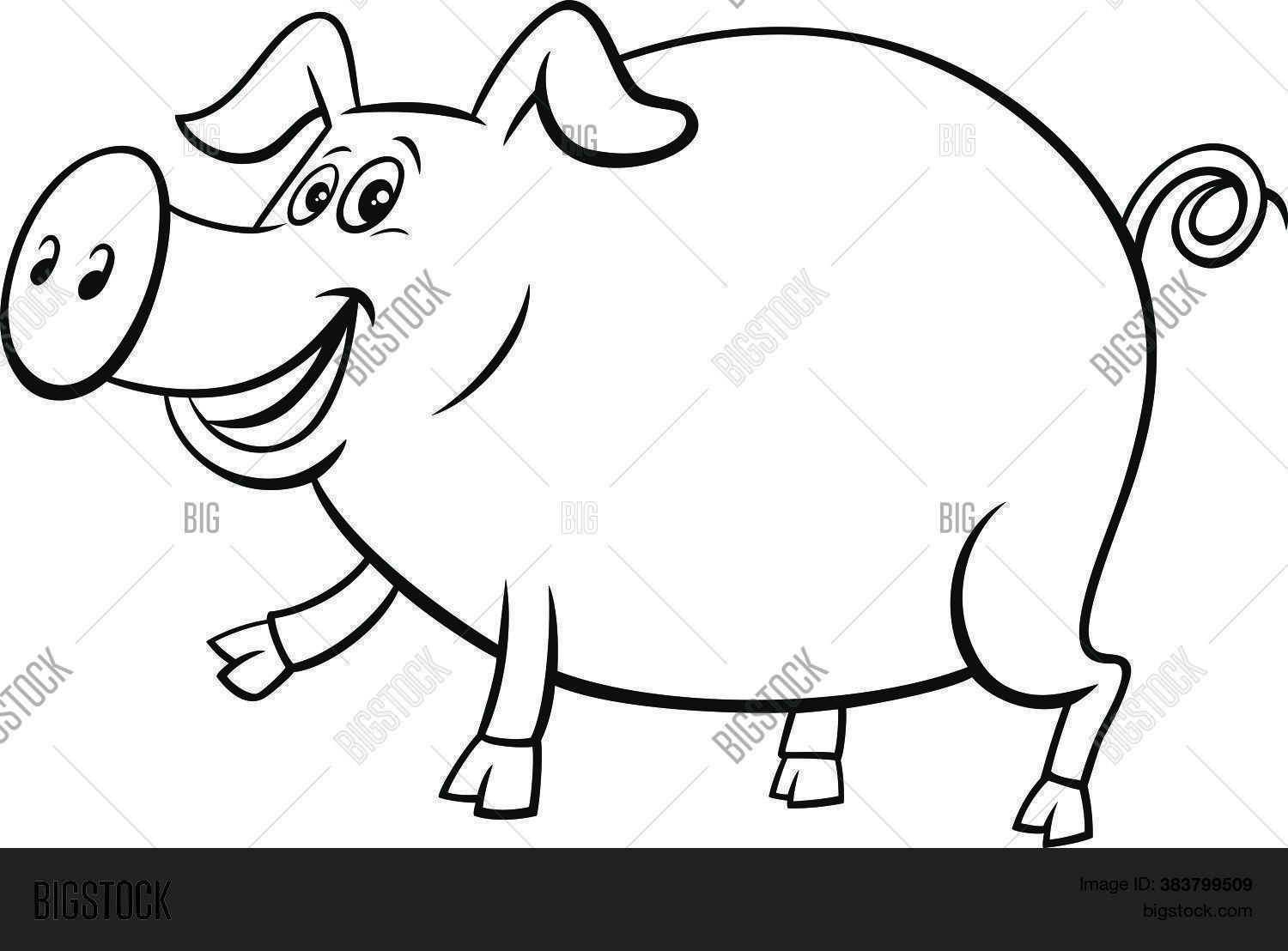 Black White Cartoon Vector & Photo (Free Trial) | Bigstock - Clip Art ...