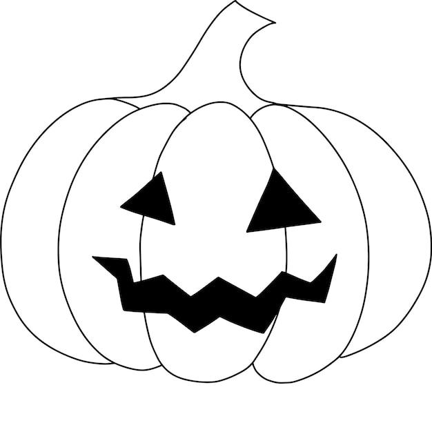 Free clip black and white jackolantern, Download Free clip black and ...