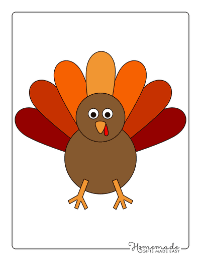 Free Printable Turkey Templates For Thanksgiving Crafts - Clip Art Library