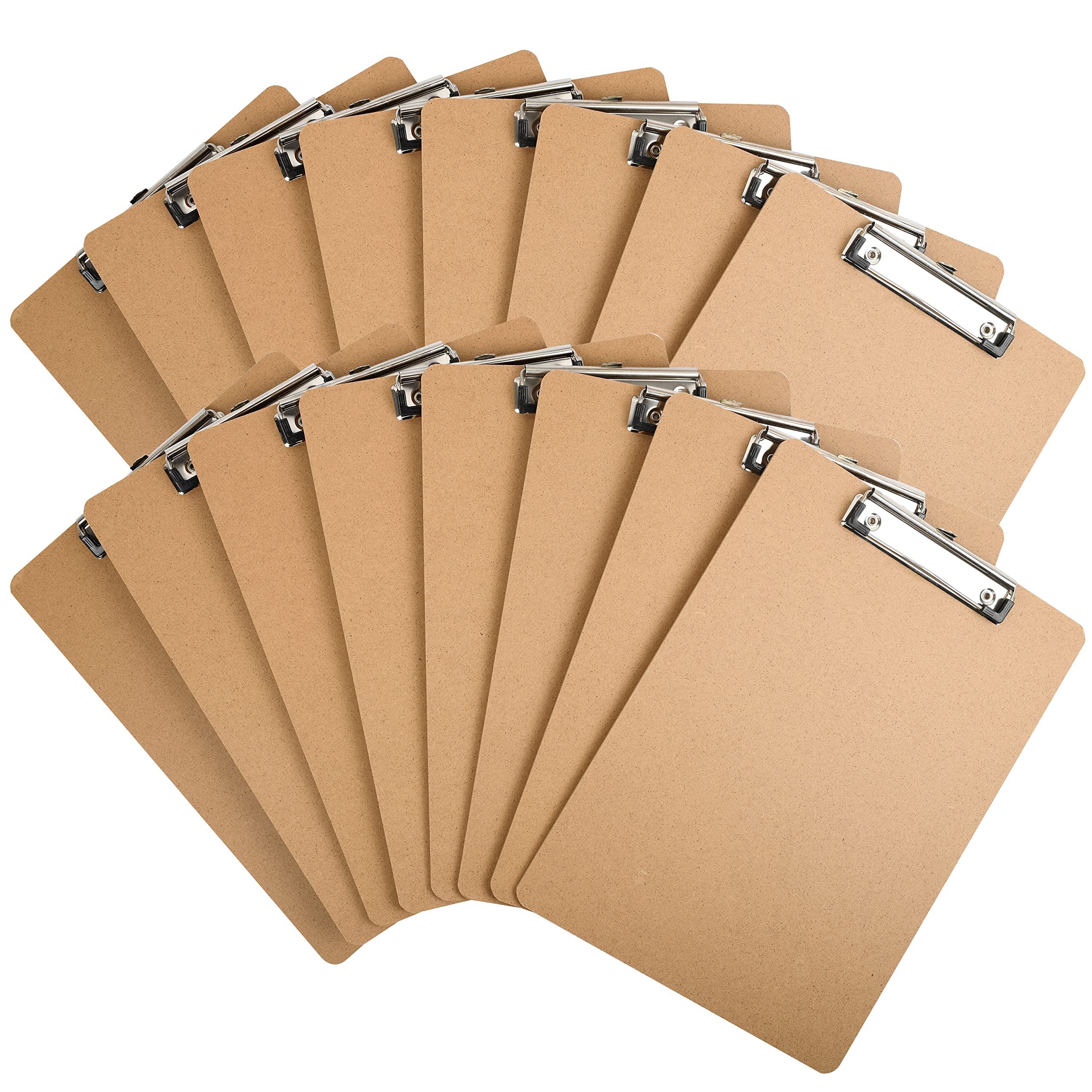 Amazon.com : Plastic Clipboards with Low Profile Clip Set of 6 ...