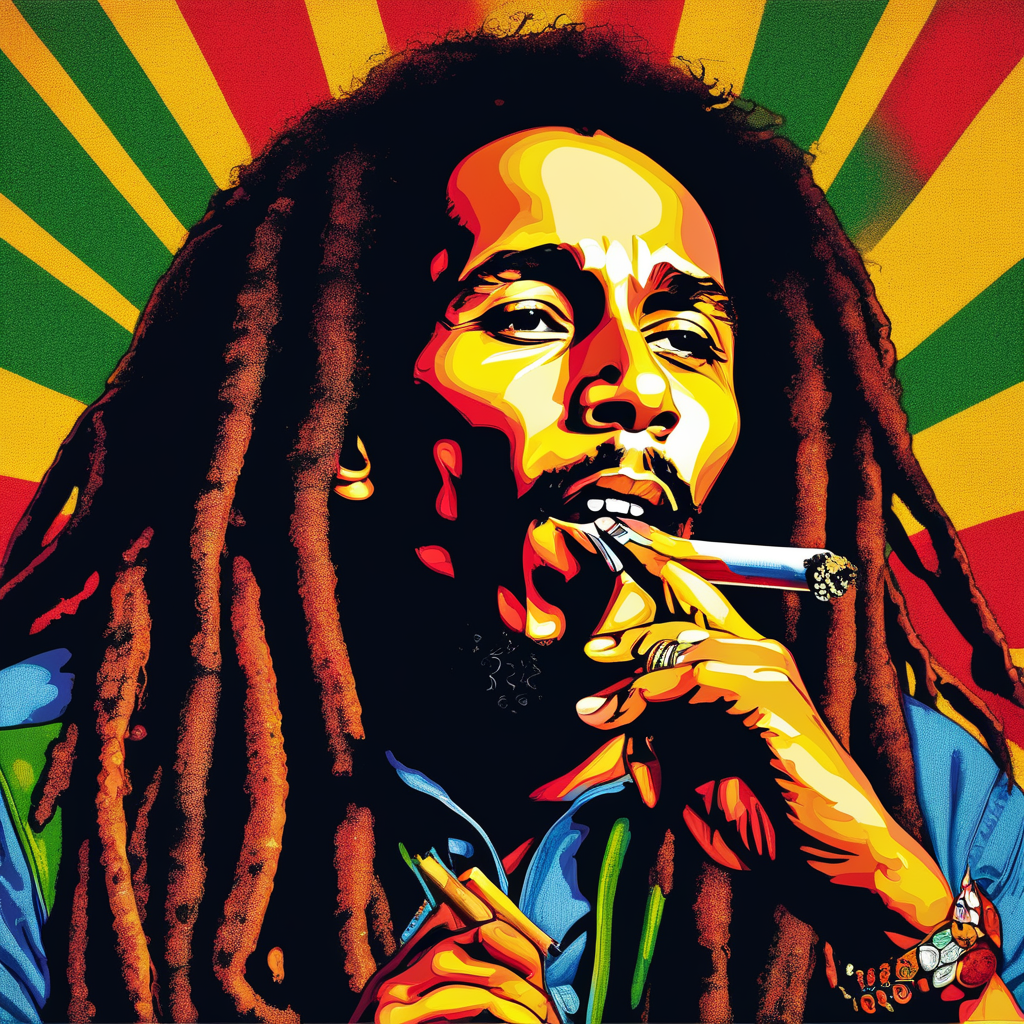 Download Bob Marley, Reggae, Face. Royalty-Free Vector Graphic ...